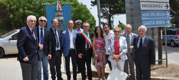 Inaugurata la via Franco Taormina