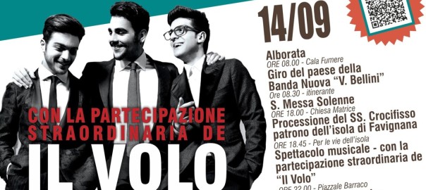 Rinviata la presenza del trio “Il Volo” a Favignana