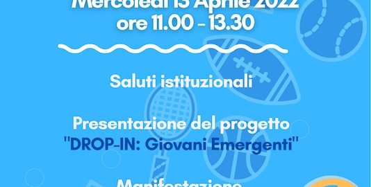 Progetto Drop-in: al via l’Azione 1, con il potenziamento del Centro Sportivo Aggregativo Polivalente “G. Umile” a Marsala