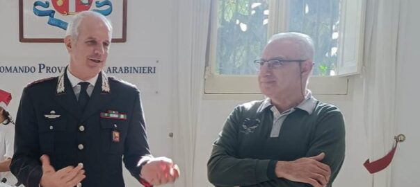 Dopo 38anni nell’Arma dei Carabinieri va in pensione il luogotenente Lucio Moccia