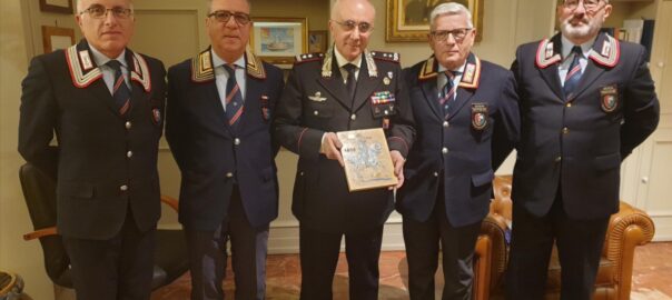 Il generale Castello incontra l’associazione Nazionale Carabinieri