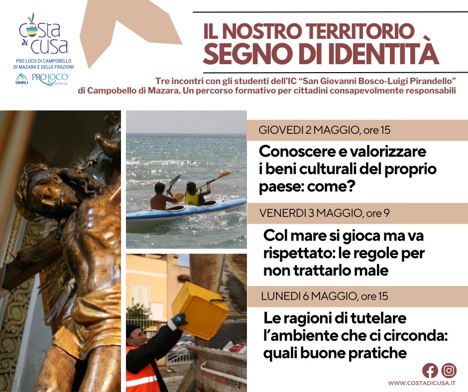 “Il nostro territorio segno di identità”: A Campobello tre incontri della Pro Loco con gli studenti