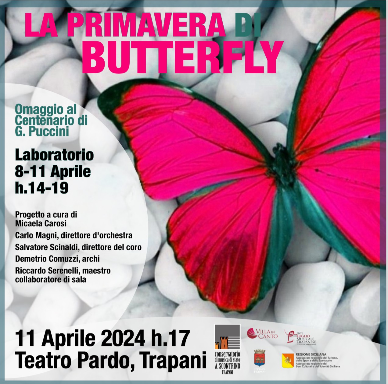 “La Primavera di Butterfly: Omaggio al Centenario di Giacomo Puccini”: unione tra il Conservatorio “Antonio Scontrino” di Trapani e il Luglio Musicale Trapanese