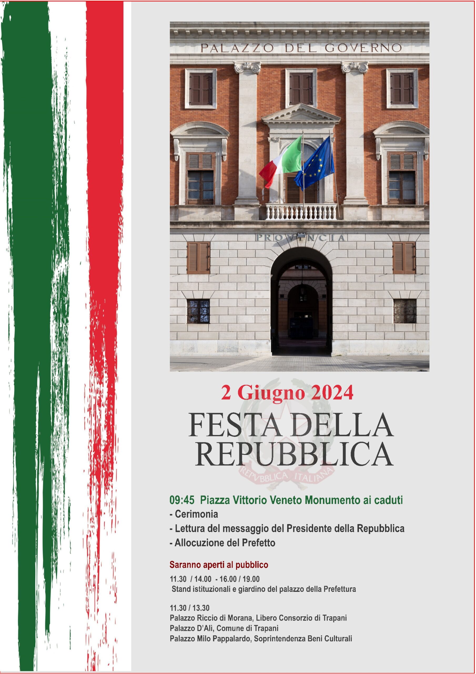 2 Giugno 2024, 78° Anniversario della Festa della Repubblica