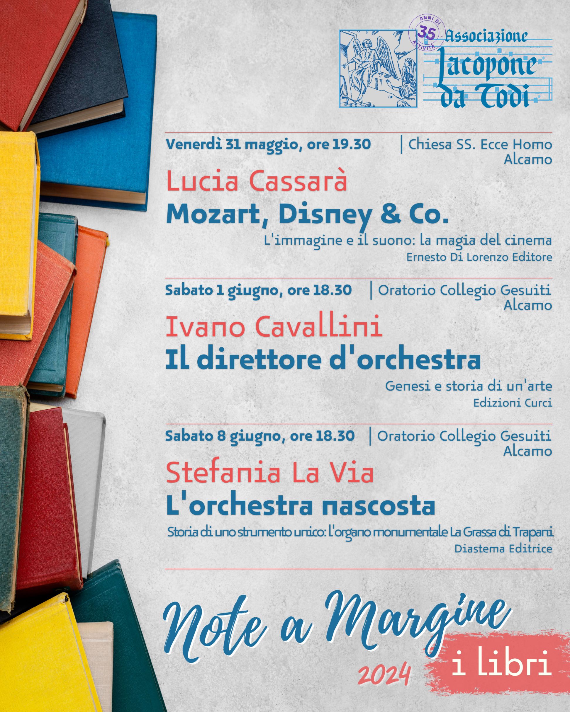 L’Associazione Jacopone da Todi presenta l’edizione 2024 di “Note a Margine”