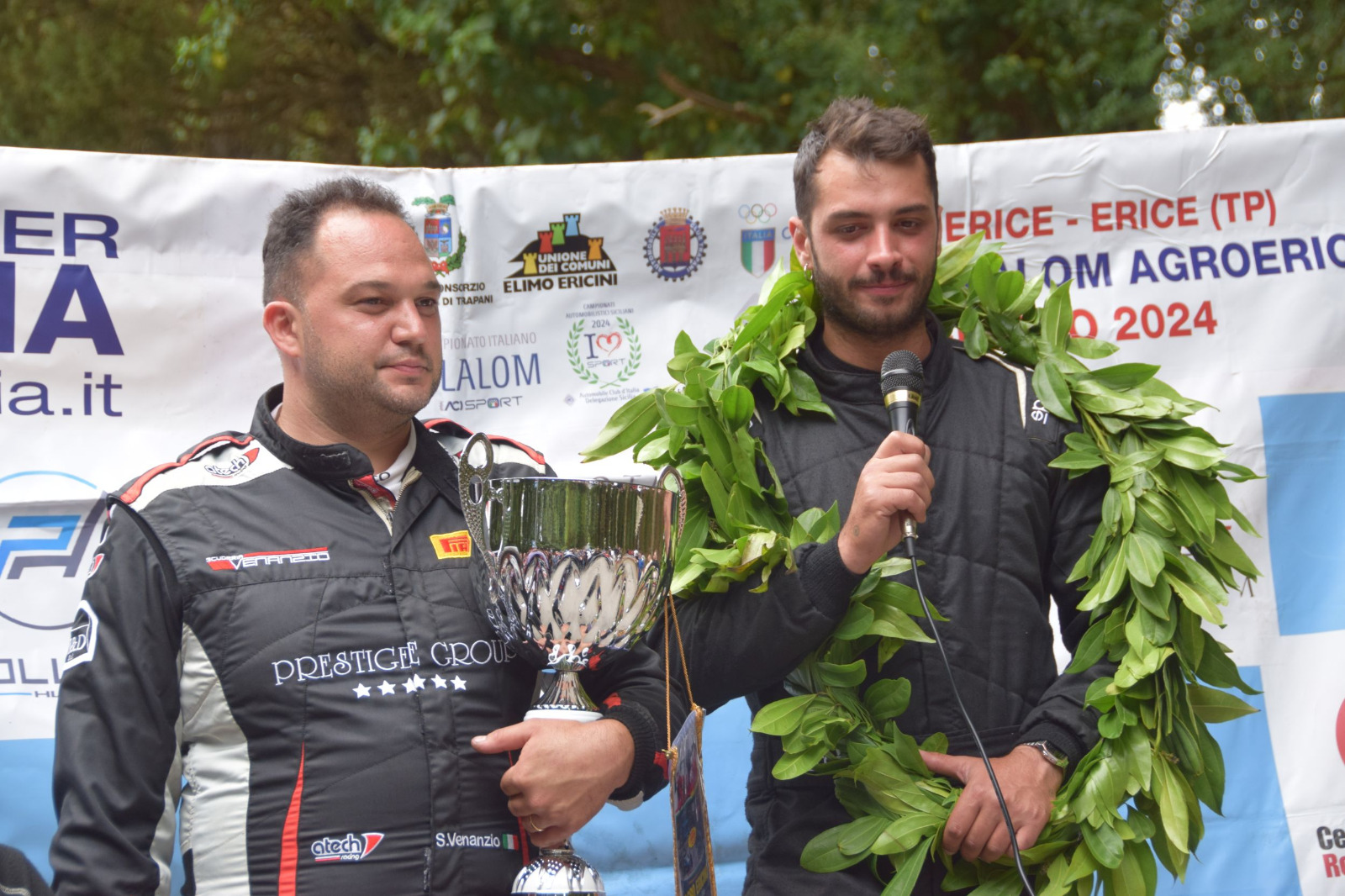 22° Slalom dell’Agro Ericino: Emanuele Schillace vince nella sfida tra i tornanti, Salvatore Venanzio, secondo, e Salvatore Arresta, terzo