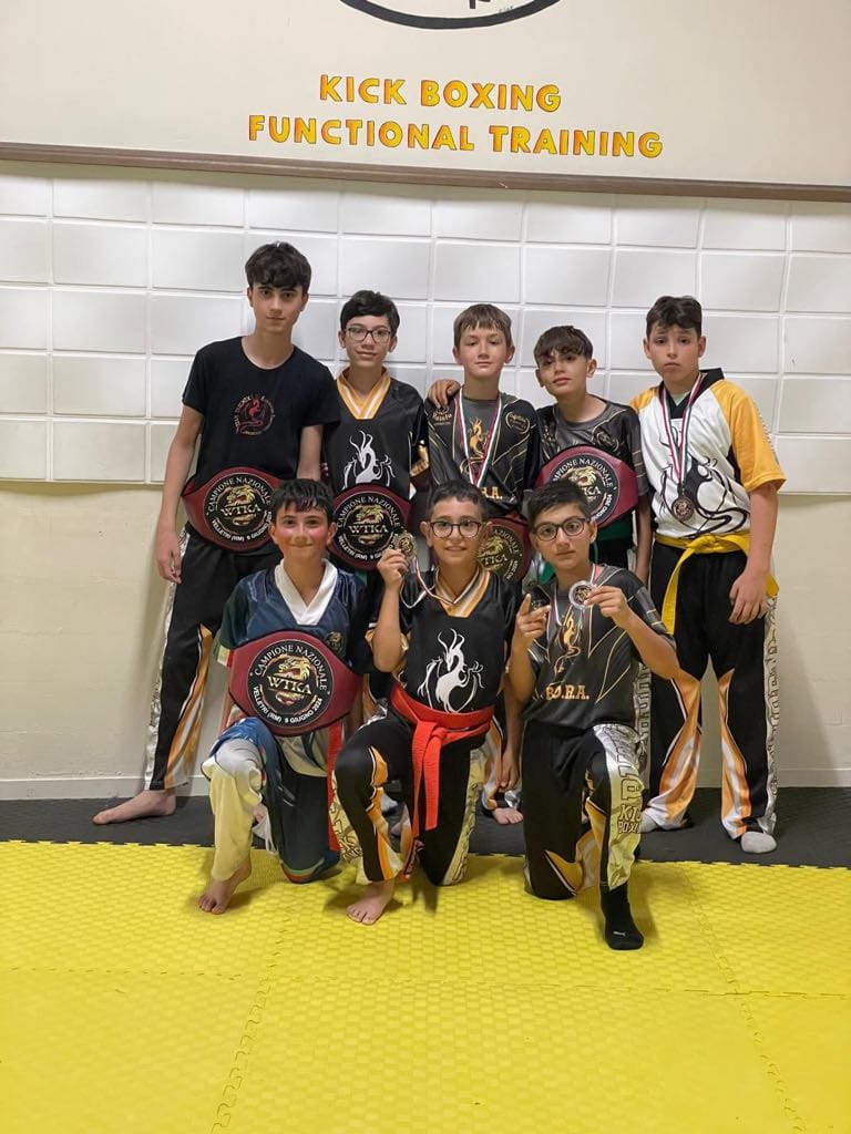I ragazzi del team Phoenix di Partanna si sono distinti nei Campionati Nazionali di Kick Boxing