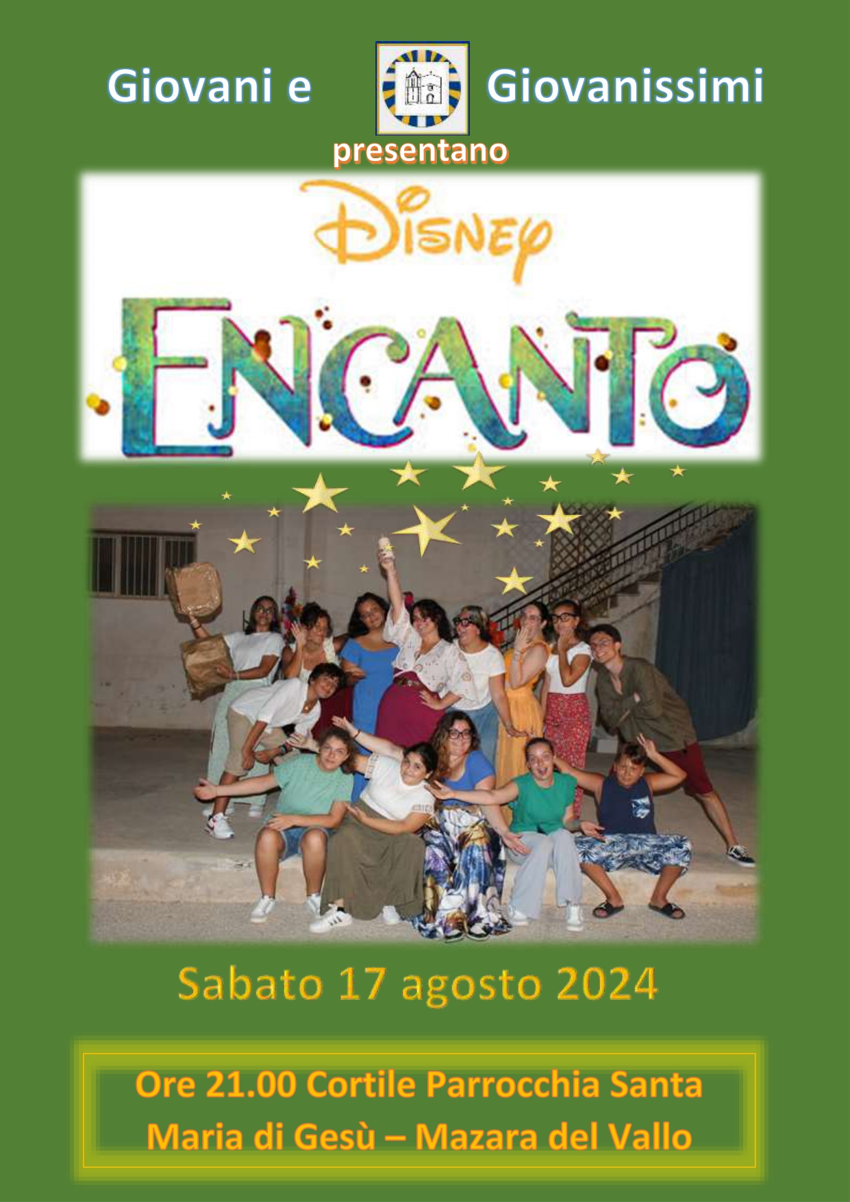 Giovani e giovanissimi presentano il musical “Encanto”