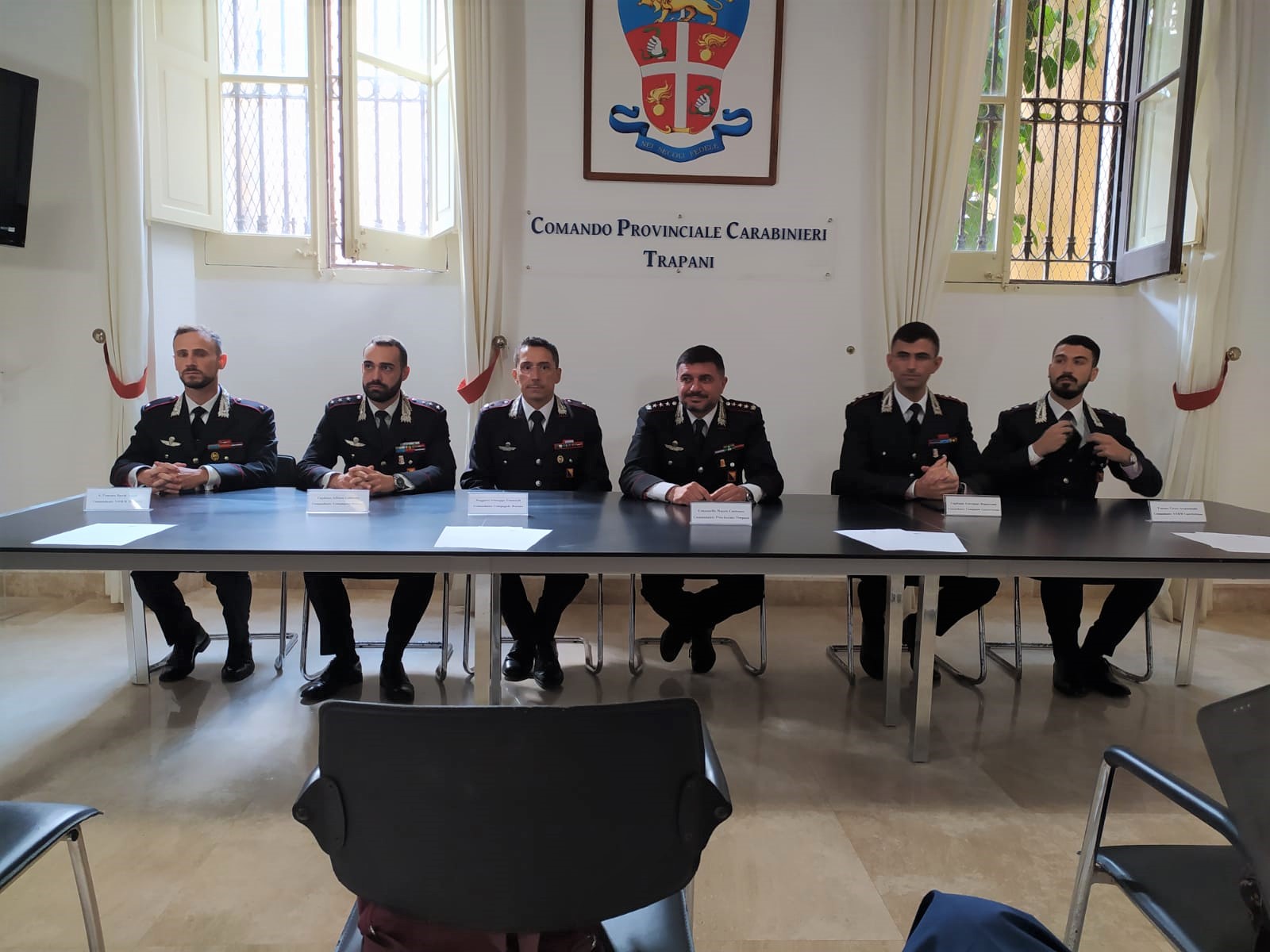 Cambio al vertice del Comando Provinciale dei Carabinieri di Trapani e delle Compagnie di Marsala, Mazara del Vallo e Castelvetrano