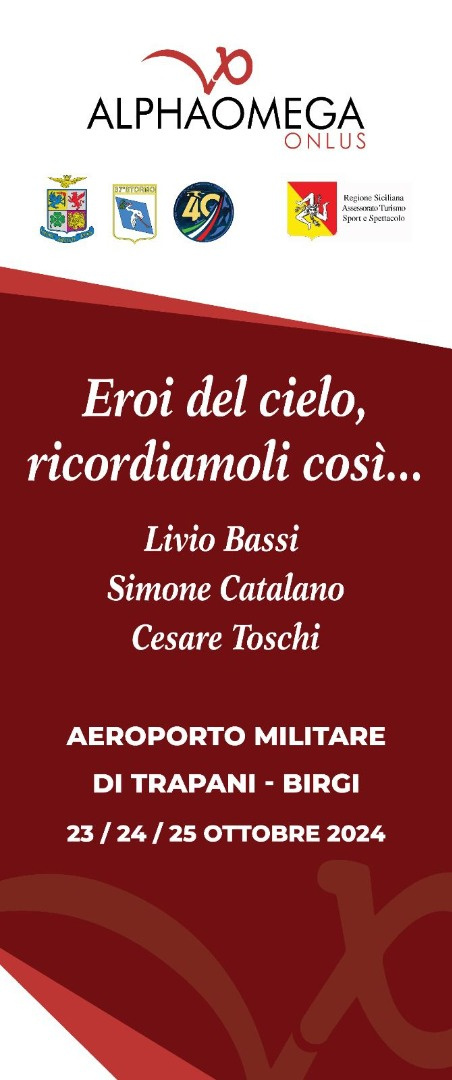 Domani al via “Eroi del cielo, ricordiamoli così”