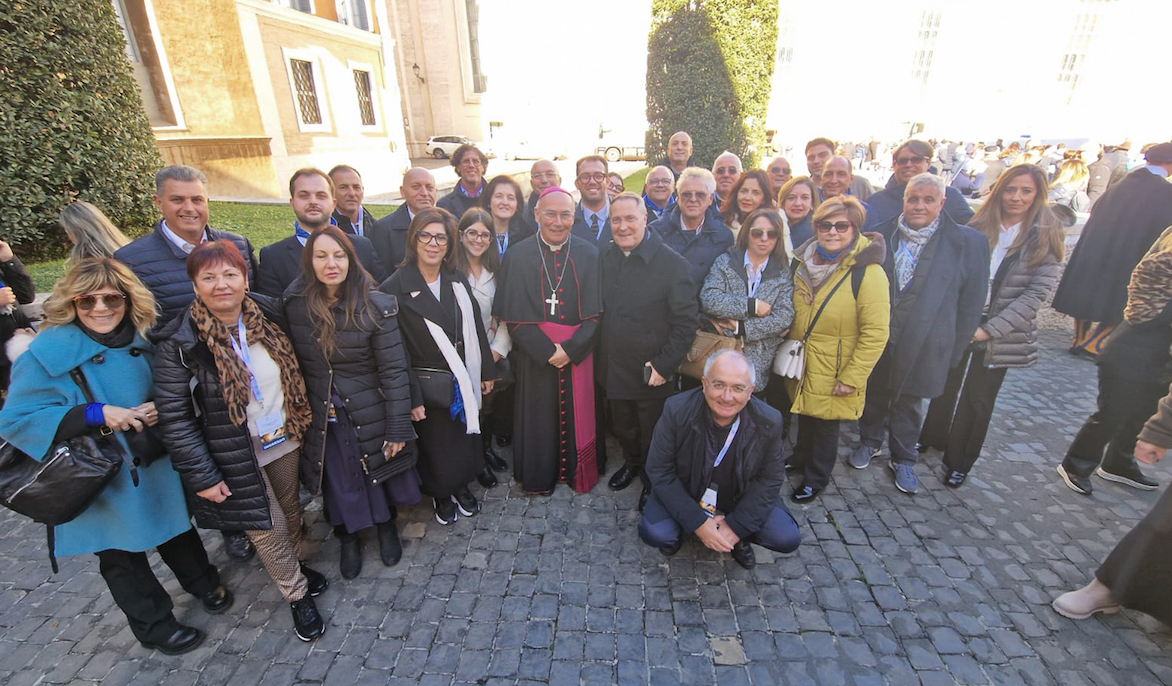 I marinai di Mazara del Vallo dal papa: «la comunità? nell’equipaggio»