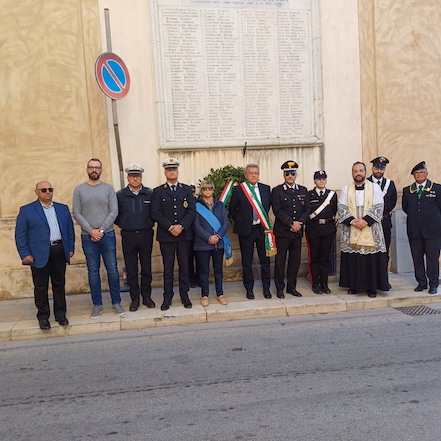 Celebrazione anche a Partanna della “Giornata dell’Unità Nazionale e delle Forze Armate”