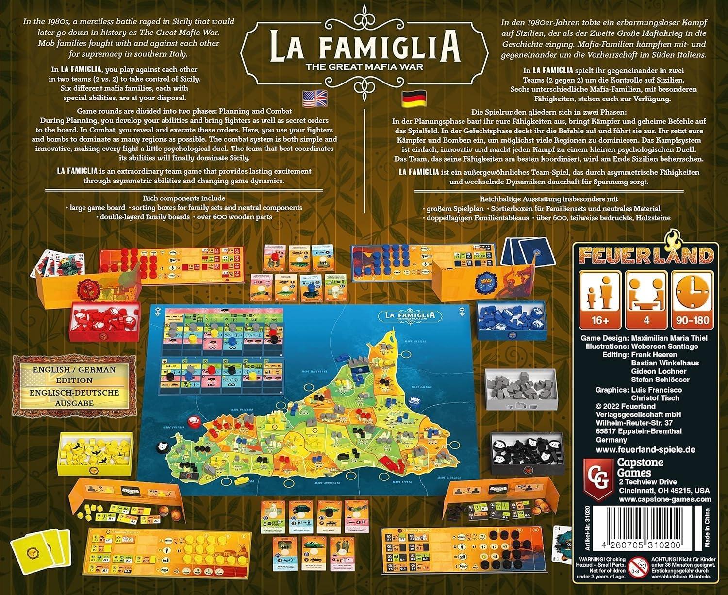 Critiche alla commercializzazione di un gioco da tavolo che simula la guerra di mafia degli anni ’80 in Sicilia